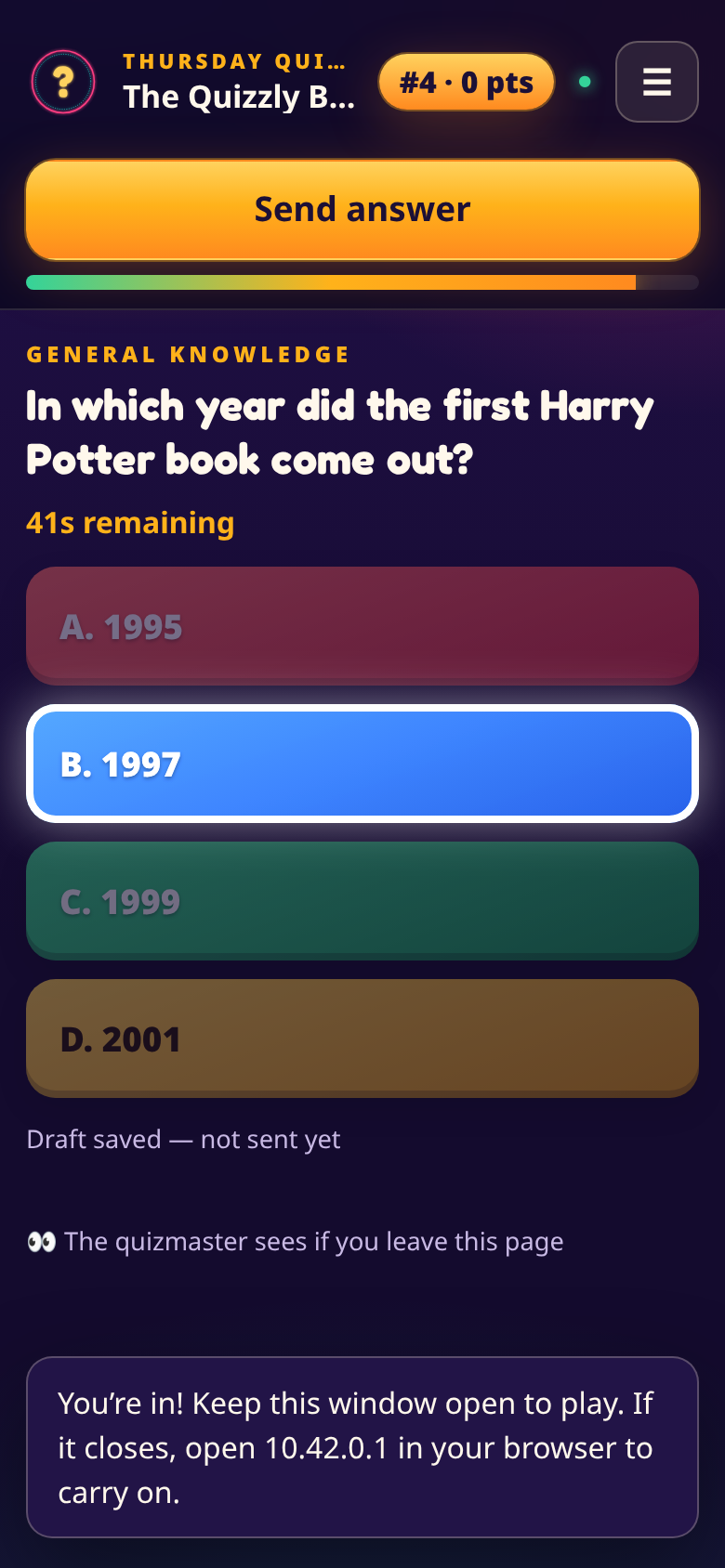 A question on a phone